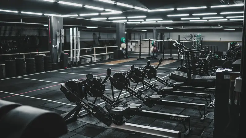 Visão geral do box de treino da Kapela Gym